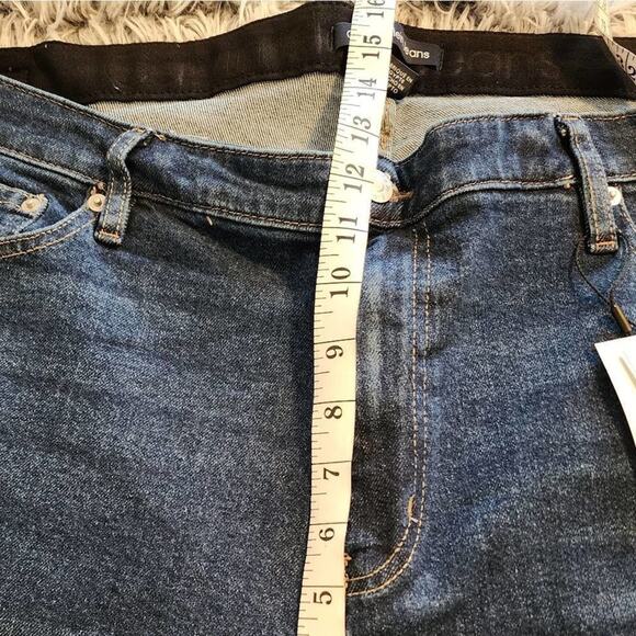 CALVIN klein high rise straight cropped raw hem jeans plus size 20W new!!! - Picture 4 of 9